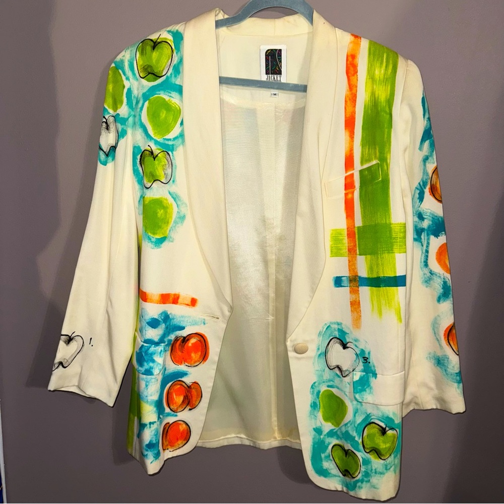 Jacket‎ Required apples blazer Jacket M - Picture 9 of 9